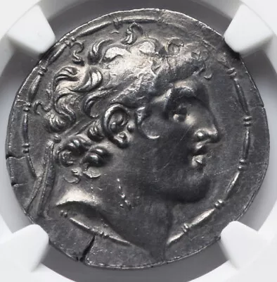 TETRADRACHM NGC AU Seleucid Kingdom Alexander I Balas 152-145 BC Silver Coin • $649.99