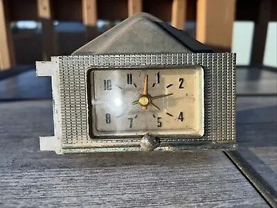 $99.99 • Buy Vintage Westclox Car Clock 2279015/2542430 Metal Second Hand Rectangular 1968