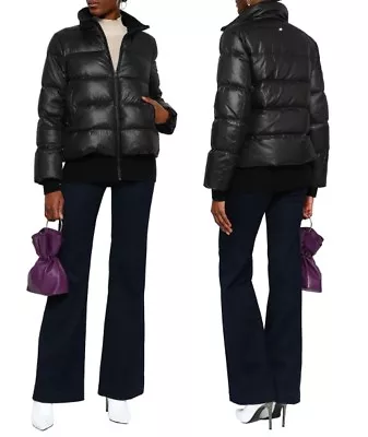 M MISSONI Quilted Shell Down Jacket Puffer Black Sz US L-XL / EU 46  $750 • $359.99