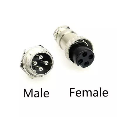 2Pin 3Pin 4Pin 5Pin 6Pin Socket Mic Microphone Plug Male Female GX12 Connector • $7.43
