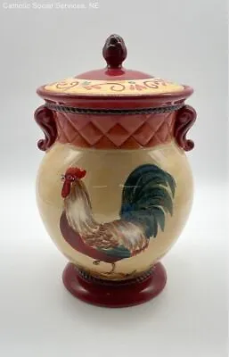 Certified International Tuscan Rooster Pamela Gladding Canister • $25