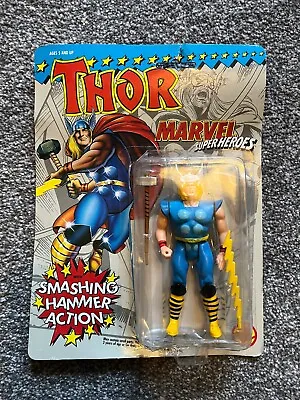 Toy Biz Marvel Super Heroes - Thor With Smashing Hammer Action - 4817 - 1991. • £28