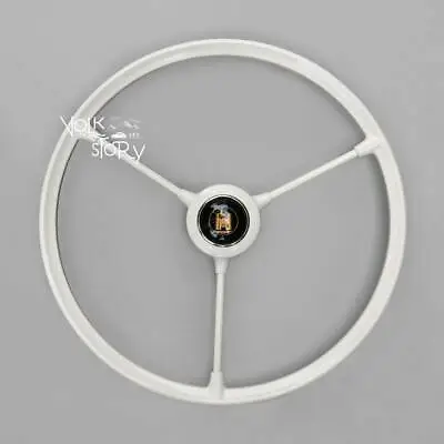 VW Volkswagen Type 2 Spilt Early Bus 1955  - 67 Spoke Steering Wheel Ivory • $460