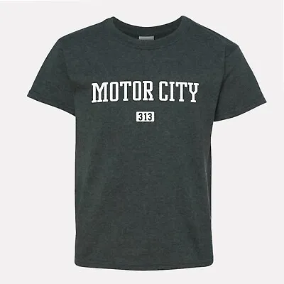 Motor City Shirt For Kids | Motor City 313 Youth T-Shirt | Motor City Teen Tee • $22.50