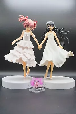 Madoka & Homura Puella Magi Madoka Magica Figure White Dress Ver Set Of 2 • $84