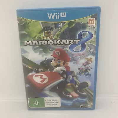 Mario Kart 8 Nintendo Wii U Complete Wtih Manual Free Postage AU Seller • $23.99