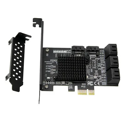 8 Port SATA 3 PCI Express Expansion Card PCI-E SATA Controller Adapter For HDD • $35.90