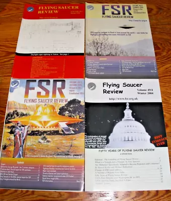 FSR. FLYING SAUCER REVIEW.  Vol 49 COMPLETE Set 1-4 2004 UFO Mag Ufology Yukon  • £21.95