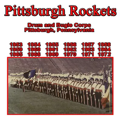 Pittsburgh Rockets    4 CD QUAD   Drum Corps CD • $41.99