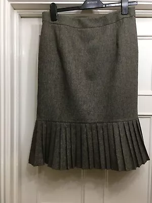 £5.99 • Buy Ladies Brown Skirt Size 12 - Jeager