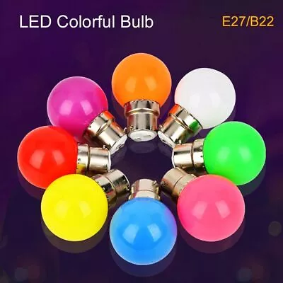 3W Led Bulb Lamp E27 B22 Colorful Led Light Lamparas Flashlight G45 Globe Bulbs • $11.01