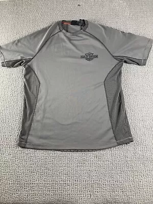 Men's Harley Davidson Cycles H.d.performance Size Xl T-shirt Short Sleeves Gray  • $15