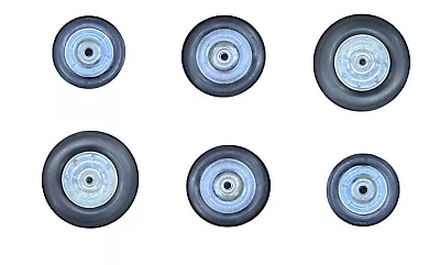 10/8/6 In. Flat Free Universal Wheel W 5/8 In. Ball Bering For Hand Truck Dolly • $21.99