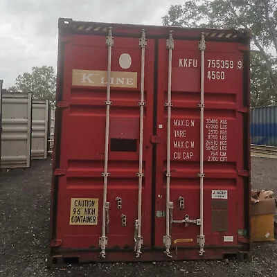 40ft High Cube Shipping Container (Rent For Free) Free Local Pick Up Blue Red • $4000