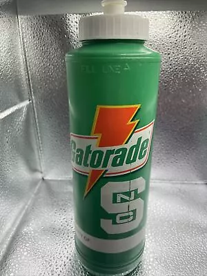 Vintage NC State Gatorade Thirst Quencher Training Bottle Green Wolfpack • $45