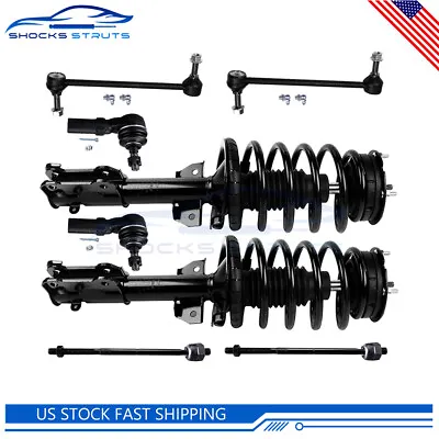 8 Pcs For 2005 - 2010 Ford Mustang Front Complete Struts Sway Bars Tie Rods • $195.16