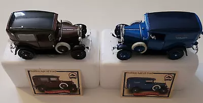 1931 Ford Model A Delivery Vand & '31 Model A Deluxe Tudor Set Of 2 New In Box • $7.99