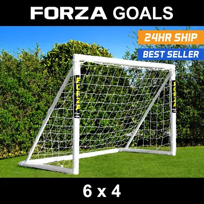 FORZA Football Goal | 6ft X 4ft Goal | PVC Garden Goal For Kids | Tough Goal Net • £84.99