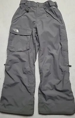 $29.95 • Buy North Face Snowboard Pants Gray HyVent Nylon Ski Snow Cargo Pockets Mens S