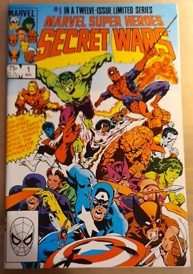 Marvel Super Heroes Secret Wars #1 Error Variant 1984 Bag/board Inc P&p  Vf+/nm- • £69