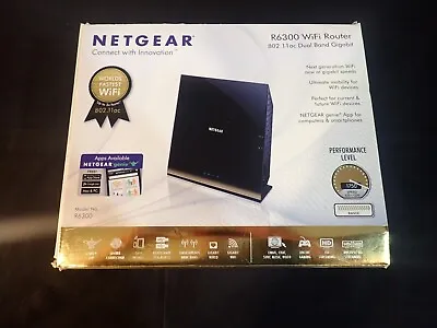 NETGEAR R6300 Router 1750Mbps 5 Port WiFi Router • $11