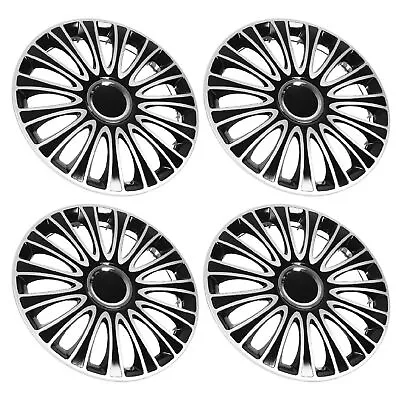 (CC14 White)Hubcaps Set Of 4 14 Inches Hubcap Wheel Cover Universal • $105.53