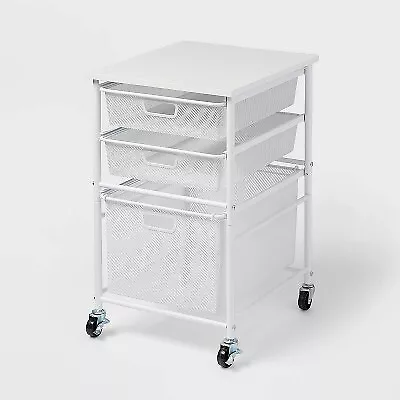 Steel File Utility Cart White - Brightroom • $61.99