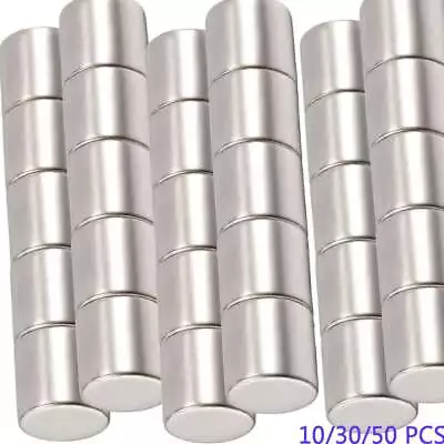 10/30/50Pcs Strong Neodymium Rare Earth Disc Magnets Cylinder N45 Rod 0.47 X0.47 • $9.91