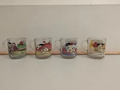 Collectible McDonald's Garfield Character Glass Cups - Jim Davis 1978 1979 1980 • $45