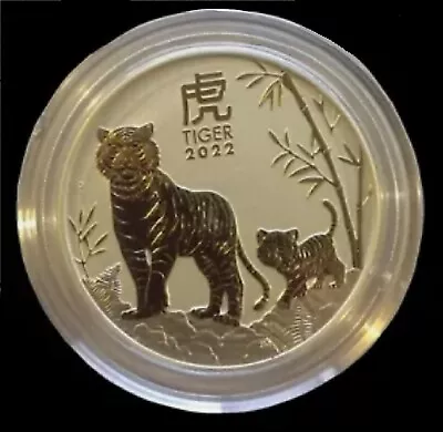 2oz .9999 Silver  2022 Year Of The Tiger - Bullion Coin Ex Perth Mint • $140