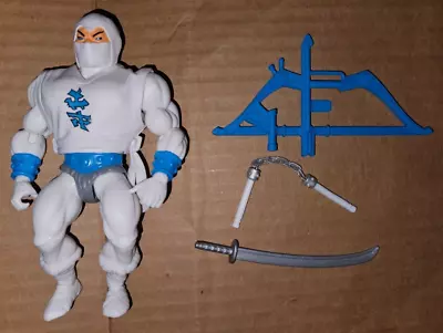 Masters Of The Universe Origins Snake Slamurai Ninjor White Figure Complete MOTU • $66.95