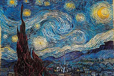 STARRY NIGHT - VAN GOGH ART POSTER 24x36 - 45022 • $12.50