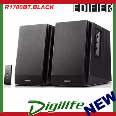 Edifier R1700BT 2.0 Lifestyle Bookshelf Bluetooth Studio Speakers Black  • $199