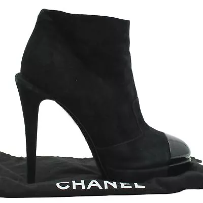 Chanel Women's Boots UK 5 Black 100% Other Riding Boot • £284