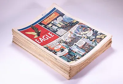 EAGLE Comic Complete Year For 1953 52 No Comics Vol 3 No 39 To Vol 4 No 38 • £52