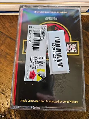 $32 • Buy Vtg 1992 SEALED Jurassic Park Soundtrack Cassette Tape Ultra Rare Still Sealed