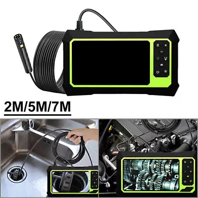 4.3Inch W/8LED LCD Video Inspection Camera HD1080P Dual Lens Endoscope Camera • $80.64