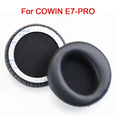 Black Replacement Ear Pads Cushions Covers For COWIN E7 / E7 Pro Headphones • $14.85