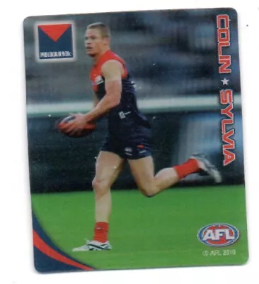 2010 AFL ULTRA 3D FOOTY PLAYS SNACKBRANDS - #42 Colin SYLVIA (MELBOURNE) • $5