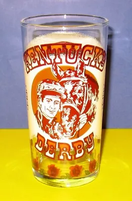 Vintage 1977 Kentucky Derby Official Frosted Mint Julep Glass Churchill Downs • $8.99