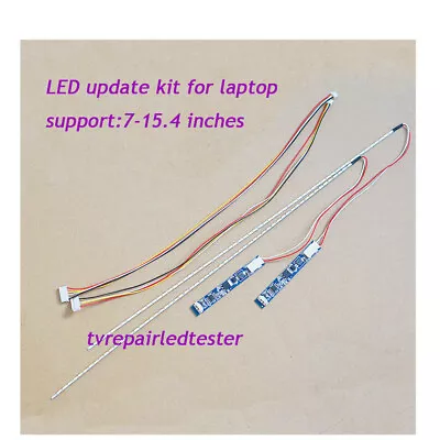 330mm LED Backlight Strip KitUpdate 7''-15.4'' CCFL LCD Laptop Monitor To LED  • $14.46