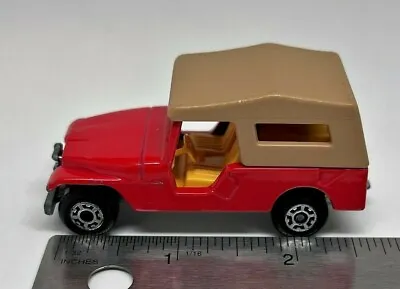 Matchbox Superfast - MB53 - Red Jeep CJ6 (loose) • $8.49