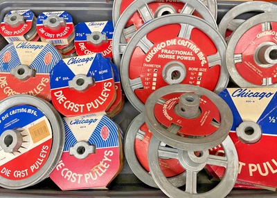 $18 • Buy Chicago USA Die Cast Single Groove V Pulley Belt A Sold EACH Select Sizes & Qty