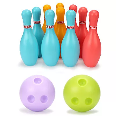  Kids Pins Balls Bowling Game Indoor Sport Development Toy Gifts • $18.78