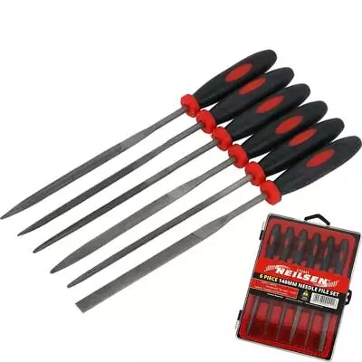 Neilsen 6pc Mini Needle File Precision Micro Files Craft Work Jewellery Set  • £5.69