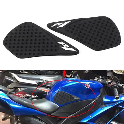 Tank Traction Gas Pad Knee Fuel Side Grip Decals For YAMAHA YZF-R1 2004-2006 US • $15.42