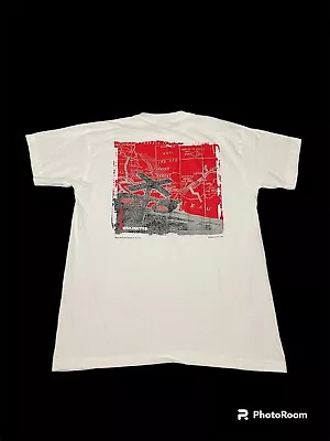 Vintage 1995 Marlboro Unlimited Railroad Map Pocket T Shirt Mens XL (23x28) • $55