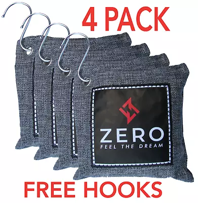 £13.99 • Buy New Car Home Air Freshener Odour Absorber Activated Carbon Bamboo Charcoal Bags