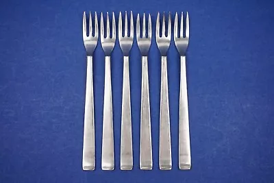 6 X Sola Holland Cora Stainless Cocktail/Seafood Forks 5 7/8” • $39.99