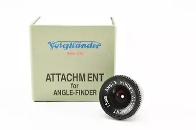 [Mint Box] Voigtlander Angle Finder 15mm Attachment For Hasselblad SWC Japan 670 • $259.99